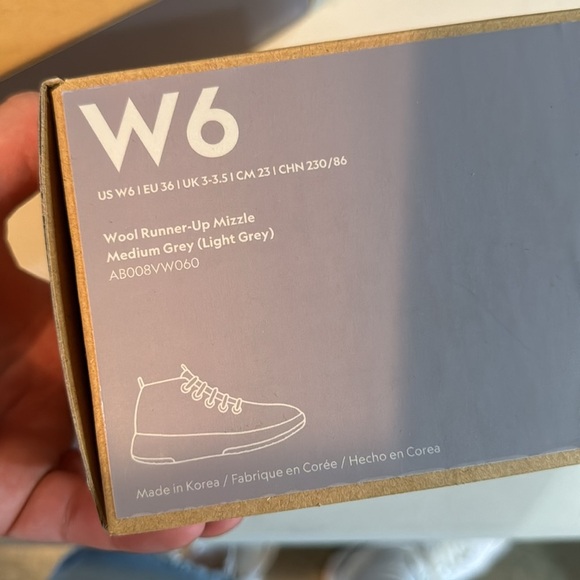 Women’s allbirds Wool Runner-up Mizzles in Light Grey - Picture 11 of 11